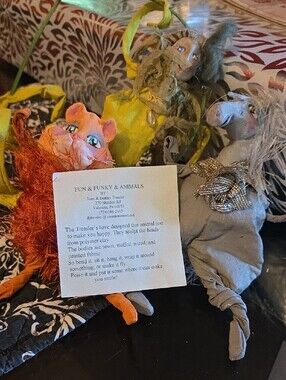 Fun & Funky Animals Decorative Plush by - White